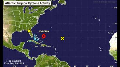 Tormenta tropical Joaquín se acerca a categoría de huracán