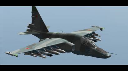 Avión de combate Su-25