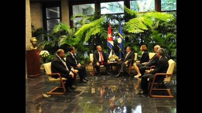 Recibió Raúl al presidente de Nauru