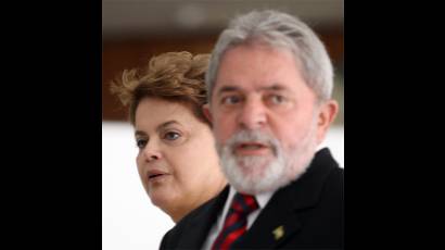 Dilma y Lula