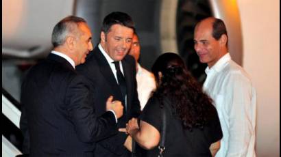 El presidente del Consejo de Ministros de la República Italiana, Matteo Renzi.
