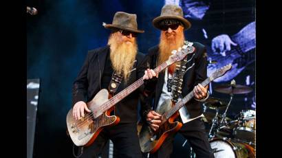 El grupo de rock ZZ Top 