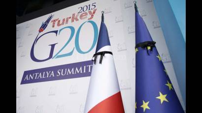 Países del G20 acuerdan cortar ingresos financieros del terrorismo