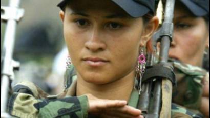 Guerrilleras de las FARC-EP