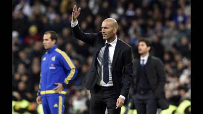 El técnico del Real Madrid, Zinedine Zidane