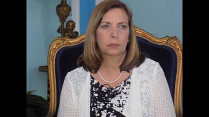 Josefina Vidal, directora de Estados Unidos de la cancillería cubana
