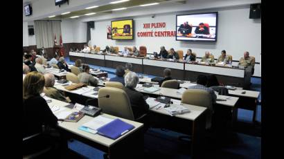 Evaluó Pleno del Comité Central documentos que serán debatidos en el VII Congreso del Partido