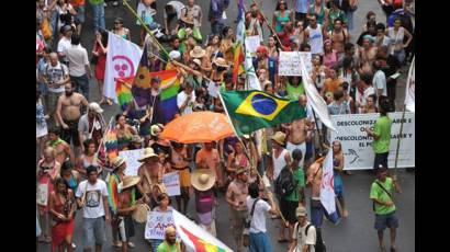 Foro Social contra el golpismo en Brasil