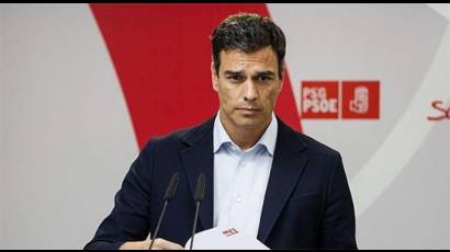 El líder del Partido Socialista Obrero Español (PSOE), Pedro Sánchez
