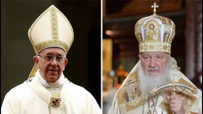 El Papa y el patriarca de la Iglesia Ortodoxa rusa