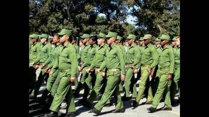 Comenzó año de preparación en el Minint