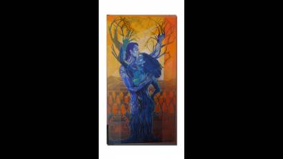 Amor mestizo, obra del pintor peruano Terangi Saenz Barreto
