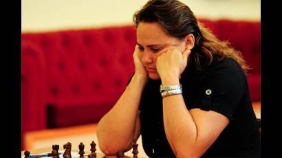 Maritza Arribas en el Campeonato Continental femenino de ajedrez
