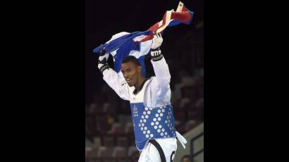 Taekwondoca cubano Rafael Alba 