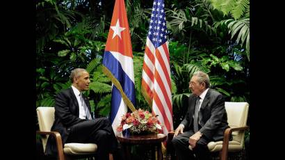 Recibió Raúl al Presidente de los Estados Unidos de América