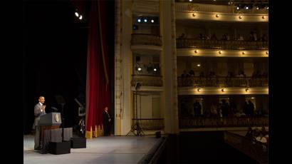 Barack Obama en el Gran Teatro de La Habana ante el pueblo de Cuba