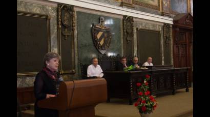 Título Honoris Causa para Alicia Bárcena