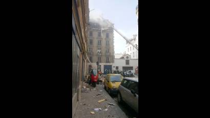 Una fuerte explosión sacude el centro de París
