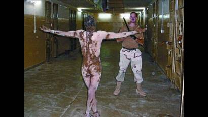 En la prisión de Abu Ghraib.