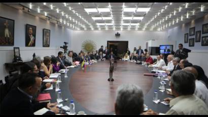 La Comisión de alto nivel Cuba-Venezuela se reunió en el Palacio de Miraflores