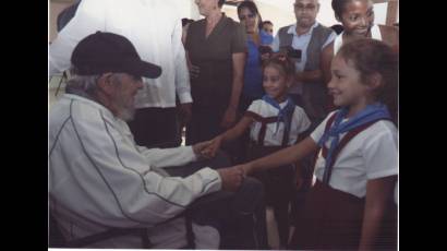 Cuando los niños llaman a Fidel