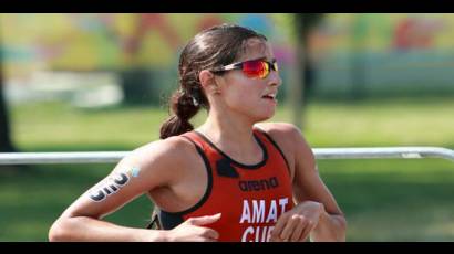 Triatleta Leslie Amat participará en Copa del Mundo de Chengdu