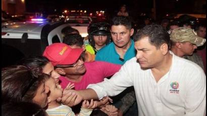 Agradece Ecuador apoyo internacional tras sismo