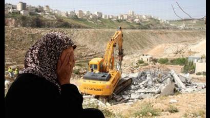 Demoliciones de casas palestinas