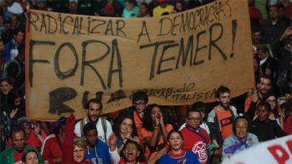 «Fuera Temer»
