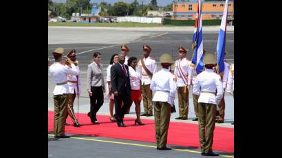 Arribó el Primer Ministro de Sint Maarten