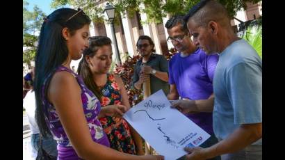 Los estudiantes de la Universidad de La Habana resaltaron la presencia del líder histórico de la Revolución