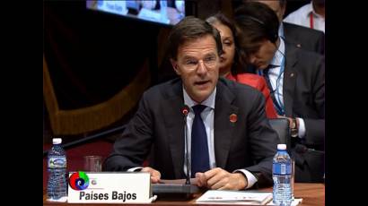 Mark Rutte, primer ministro del Reino de los Países Bajos