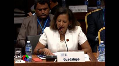 La vicepresidenta del Consejo Regional de Guadalupe, Mari Lupe Penchard
