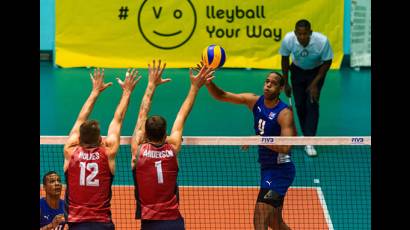 Equipo masculino cubano de voleibol