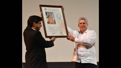 Eulogio Pimentel Vázquez y Miguel Díaz-Canel