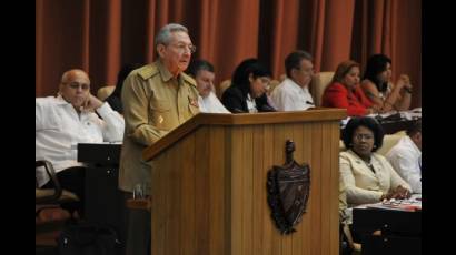 Clausura General de Ejército Raúl Castro Ruz, sesión plenaria del 7mo período de la ANPP