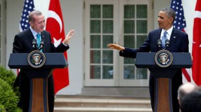 Erdogan, presidente turco, y su par Barack Obama. Los vínculos están a prueba por el pedido de extradición del clérigo Fethullah Gülen