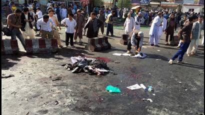 Manifestación de miembros de la minoría hazara en Kabul