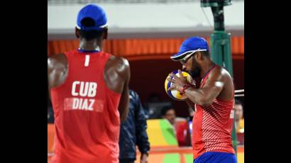 Dupla cubana de voleibol masculino de playa