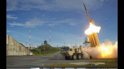 Lanzamiento de un THAAD