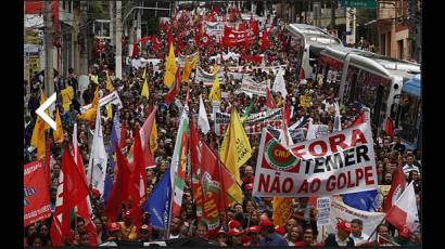 Marcha contra Temer