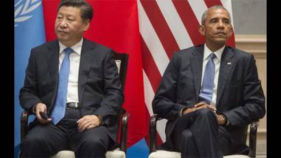 Xi Jinping y Barack Obama