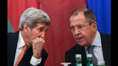 Kerry y Lavrov. El conflicto sirio, tema recurrente en el diálogo de los dos diplomáticos