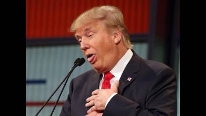 El candidato del Partido Republicano, Donlad Thrump