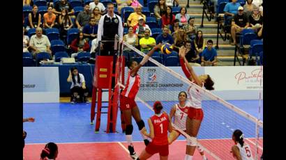 La selección femenina de Cuba debutó en la apertura este lunes de la III Copa Panamericana de voleibol