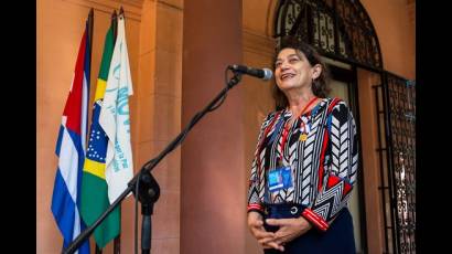 Do Socorro señaló que esta medalla la motiva a luchar más por la paz mundial