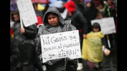 Marchan en Latinoamérica contra la violencia machista 