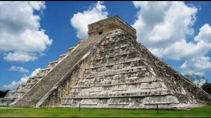 La pirámide de Kukulcán en la zona arqueológica de Chichén Itzá