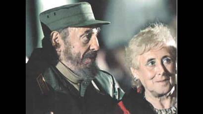Fidel Castro y Estella Calloni