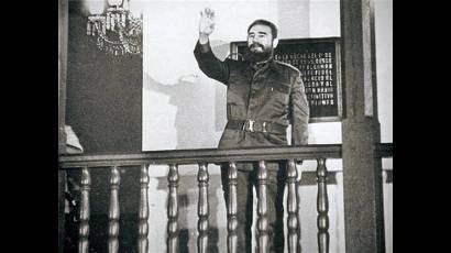 Fidel en Santiago de Cuba en 1984